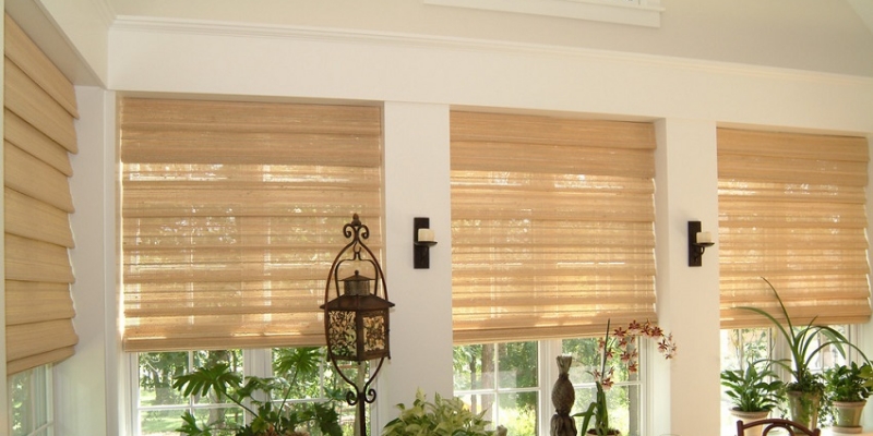 Natural Roman Shades
