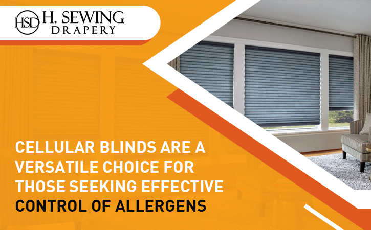 Cellular Blinds For Reducing Allergen Exposure