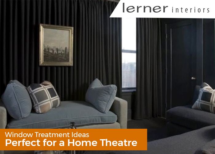 Window Treatment ideas for Home Theatre