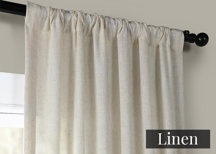 linen curtain fabric