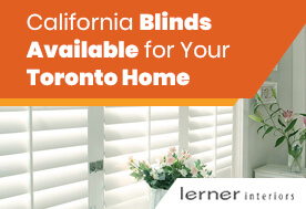 California Blinds Available for Your Toronto Home