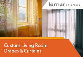 Custom Living Room Drapes & Curtains