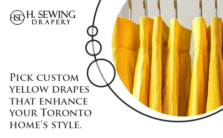 yellow drapes