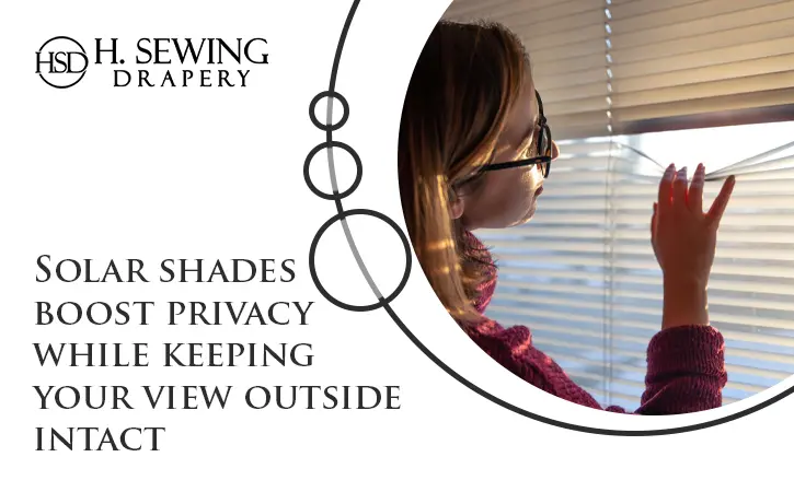 Solar shades for home